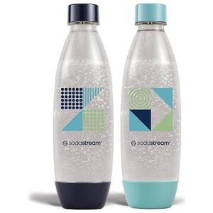 Sodastream Set van 2 flessen, 1 l, vaatwasser, Fuse E-COM