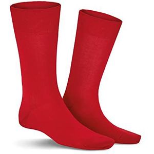 KUNERT Clark drukvrije tailleband sokken voor heren, rood, 47/50 EU