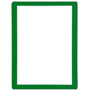 Krog infohouder A5 liggend/hoog zelfklevend, 10 stuks groen