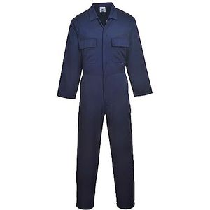 Portwest Euro Work Polykatoen Overall Size: S, Colour: Marine Lang, S999NATS