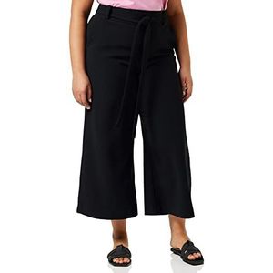 French Connection Vrouwen Whisper Ruth Belted Culottes Business Casual Broek, Zwart, 40
