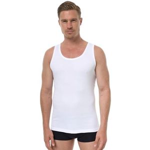 Nur Der 2-pack onderhemd Longlife zacht en ademend katoen heren, wit, XXL