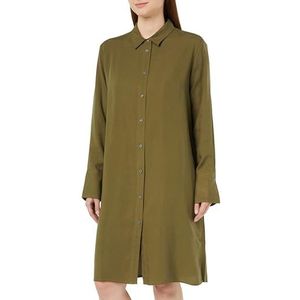 Replay Midi Jurk voor dames, 234 Dark Olive, S