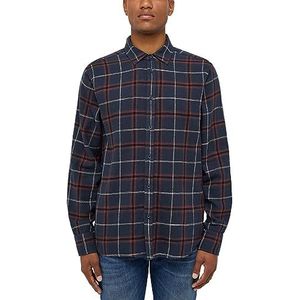 Style Clemens Blue flanel, Big Check Blue 12513, 4XL