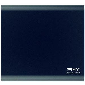 PNY Pro Elite CS2060 Color Edition 250GB USB 3.2 Gen 2 Portable SSD Type-C Dark Blue