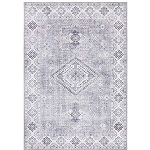 Vintage vloerkleed Gratia - grijs 80x200 cm