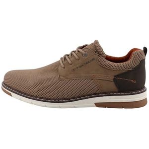 Sportief - Veterschoen - Effen - Imitatieleer, Mesh