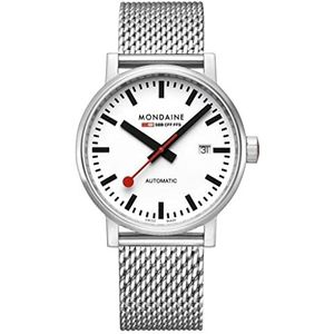 Mondaine Automatische klok MSE40610SM, zilver, Armband