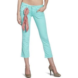 Tommy Hilfiger Capribroek voor dames, slim fit, 1657610001/ Nevada Capri GDSL, Blauw (472 Aruba Blue), 28