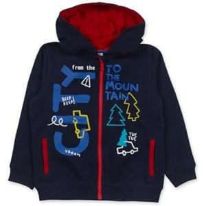 Tuc Tuc Sweatshirt met capuchon voor kinderen, marineblauw, collectie Road to Adventure, Blauw, 6 meses