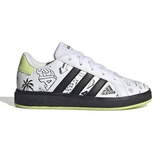 adidas tennisschoenen Grand Court 2.0K uniseks-kind Sport , Ftwr White Core Black Pulse Lime , 29 EU