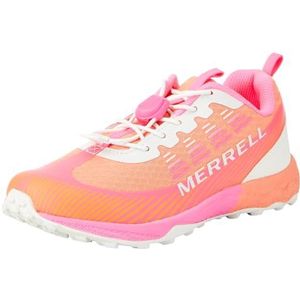 Merrell Agility Peak Sneaker voor meisjes, Roze Oranje, 37 EU
