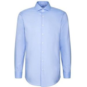 Seidensticker - 845332 - Chemise d'affaires - Blauw - Manches longues - Coupe droite