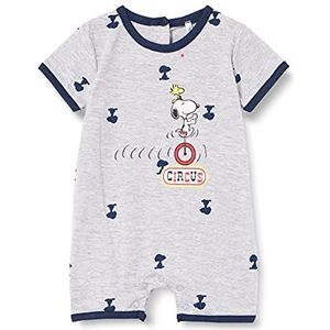 Artesania Cerda Pelele Single Jersey Snoopy romper voor baby's en jongens - grijs - One size