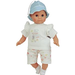 childkröt pop snooze maat 32 cm (keer haar, blauwe slaapogen, baby pop incl. kleding)