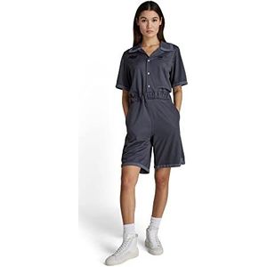 G-STAR RAW Dames Baseball Size Playsuit Jumpsuit, Blauw (fantem blue D137-863), XL