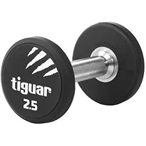 TIGUAR PU dumbbell 2,5 kg TI-WHPU0025 halters, sport, meerkleurig (meerkleurig), eenheidsmaat