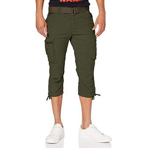 Schott NYC Herenshorts, Groen (Olive), 31