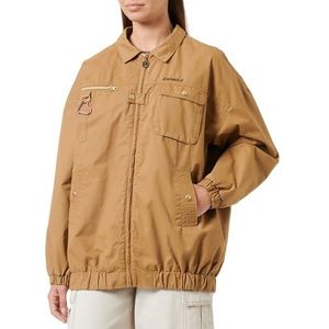 swirlie Utility Blouson Sweatshirt voor dames, donkerzand, M