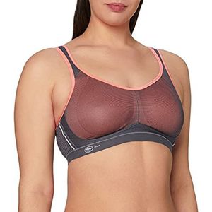 Anita actieve vrouwen Air Control Sports Bra,Multicolour (Coral/Anthracite 595), 90D