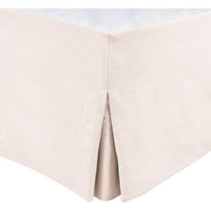 Bedomranding, lattenbodem, 180 x 20 cm + 30 cm, ecru