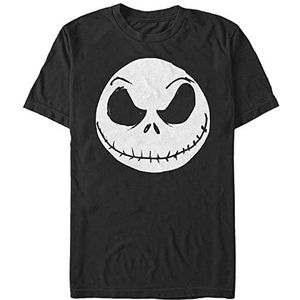 Disney Classics Unisex Nightmare Before Christmas-Big Face Jack Organic Short Sleeve T-Shirt, Zwart, M, zwart, M