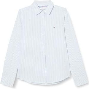 Tommy Hilfiger Dames Essential STP regulier shirt casual shirts, blauw, 42, Ithaka Stp/Breezy Blauw, 68