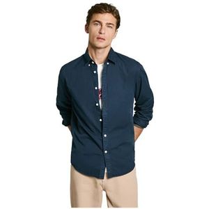 Pepe Jeans - PM308728 - Groen Shirt - Katoen - Lange Mouwen - Casual