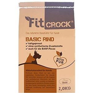 cdVet Fit-Crock hondenvoer droog Basic rundvlees mini 2 kg, graanvrij