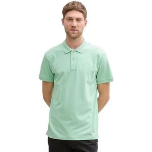 TOM TAILOR Poloshirt voor heren, 23383 - Paradise Mint, XXL
