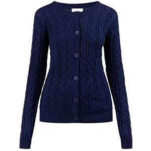 ALARY Dames gebreide jas 15424697-AL01, blauw, XS/S, blauw, XS/S