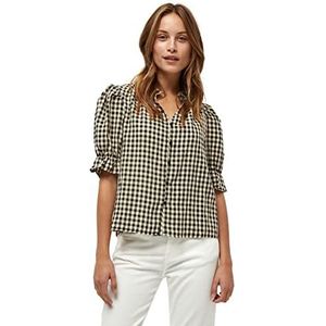 Minus Roka Blouse voor dames, 9349 Nomad Sand Checked, 38