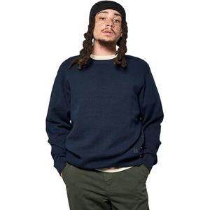 Kaporal, Herentrui, regular fit, lange mouwen, ronde hals, model Bily, kleur marineblauw, maat S, Marine., S