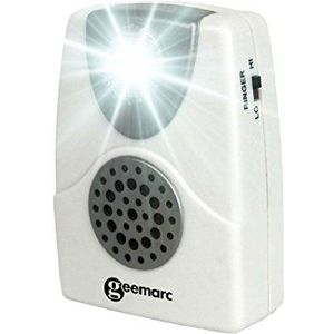 Geemarc CL11 - Telefoonbelversterker met Waarschuwingslampje - Toestel voor Vaste Telefoon - Muurbevestiging Mogelijk - Ideaal voor Lawaaierige Omgevingen en Slechthorenden