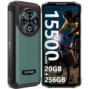 DOOGEE Fire 6 Power Telephone Portable Incassable - 15500mAh, 20Go + 256Go Téléphone Portable, 6,56, 50MP Téléphones Android 14, Triple SIM 4G Smartphone, Lampe Poche/IP68/69K/NFC/GPS