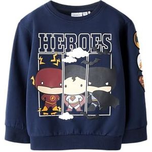 NAME IT - NMMOSMUS BATMAN - Sweatshirt - Marine - Rood - Zwart - Wit