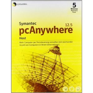 SYMANTEC PCAnywhere Host 12.5 5 User Box Duits (DE) vanaf KW 49