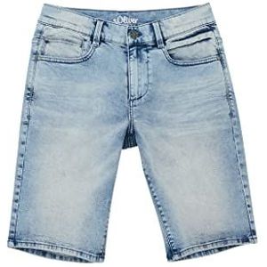 s.Oliver Junior Boy's 2129532 Jeans Bermuda, Fit Pete, blauw 54Z1, 164/REG, blauw 54z1, 164 cm