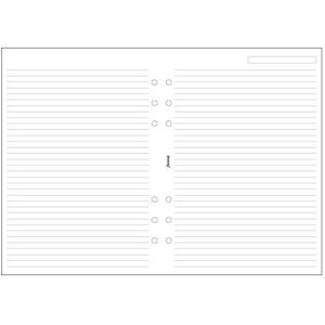 Filofax A5 gelinieerd wit papier (B343008)