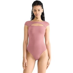 sloggi Women's Free Evolve Body Shapewear Bodysuit, Date Night Pink, 02, Date Night Roze, 02