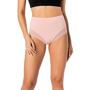 Vrouwen Knickers Hoge Taille Slips Katoen Volledige Comfort Ademend Stretchy Slipje Lilly Teyli Kleur Roze Maat 18, roze, 44