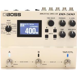 BOSS Digital Delay Effects pedaal DD-500 wit