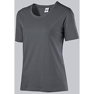 BP 1715-234-0056 Essentials dames T-shirt, katoen en elastaan, antraciet, maat M