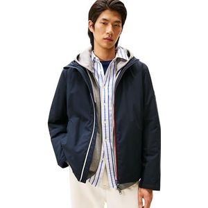 Tommy Hilfiger - MW0MW41082 - Capuchonjas - Marineblauw - Gerecycled Polyester