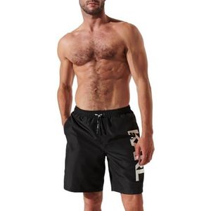 Karl Lagerfeld Zwemshorts  zwart / wit