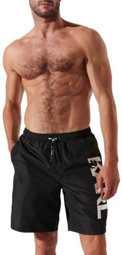 Karl Lagerfeld Zwemshorts  zwart / wit