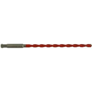 TIVOLY - 2-in-1 betonboor/hoogwaardige tegels Ø 8 mm/L210 mm - Boren van tegels, aardewerk, getrild beton en steen - SDS+ schacht voor boorhamer