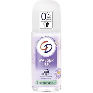 CD Deo Roll-On Waterlelie, deodorant zonder aluminiumzouten, langdurige bescherming voor 48 uur, geschikt voor de gevoelige huid, veganistisch, lichaamsverzorging, 50 ml
