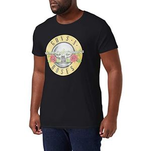 cotton division Uniseks T-shirt Guns N' Roses ""Logo"", referentie: MEGUNSRTS002, zwart, maat 3XL, Zwart, 3XL