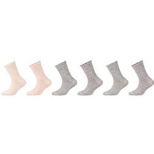 Camano Unisex Kinderen Online Children ca-Soft Viscose 6-pack sokken, mist melange, 35/38, Fog Melange